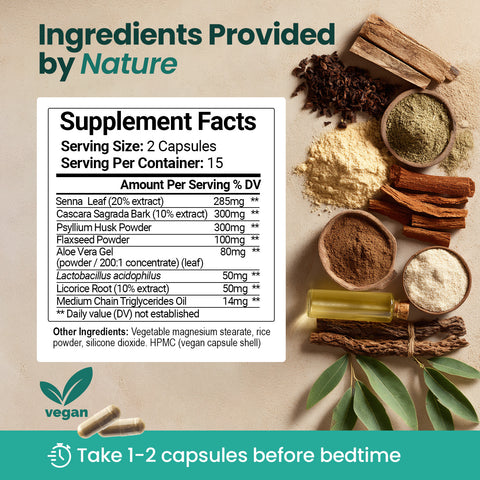 Colon Cleanse Capsules - 15 Day
